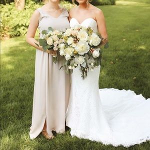 Nude/cream colored Long Dress